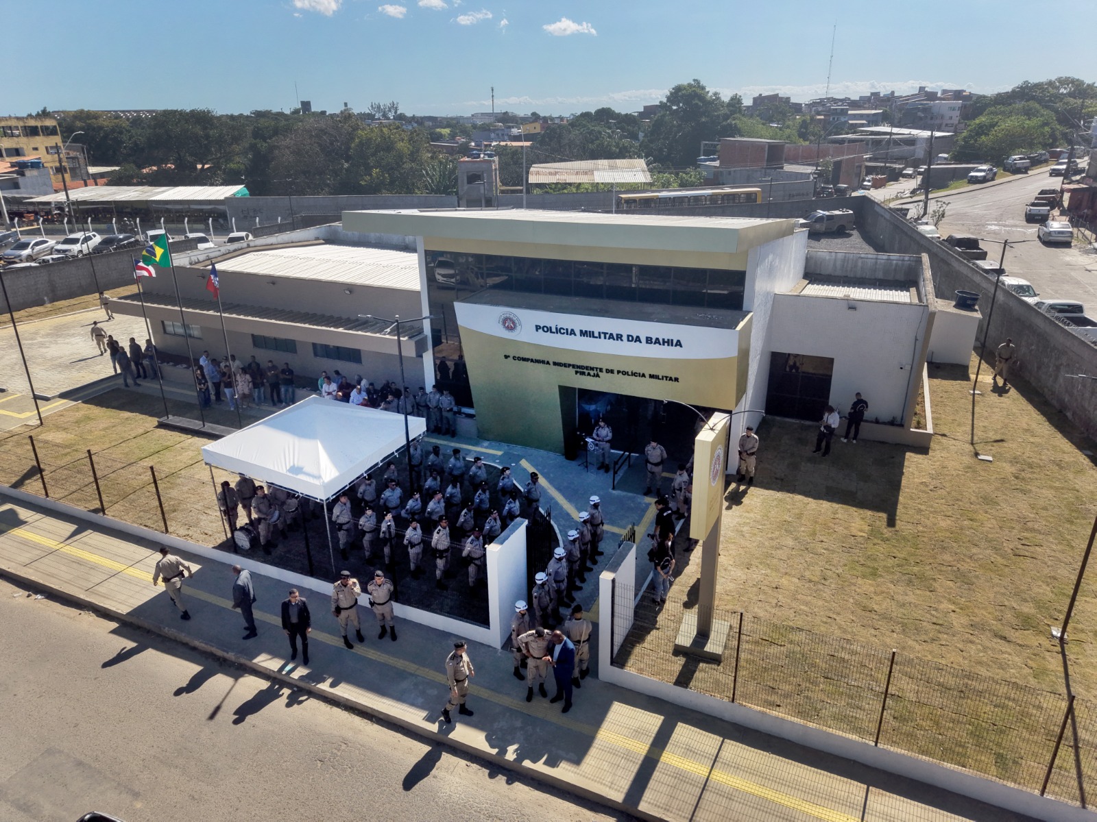 Inauguração da nova sede da PM em Salvador