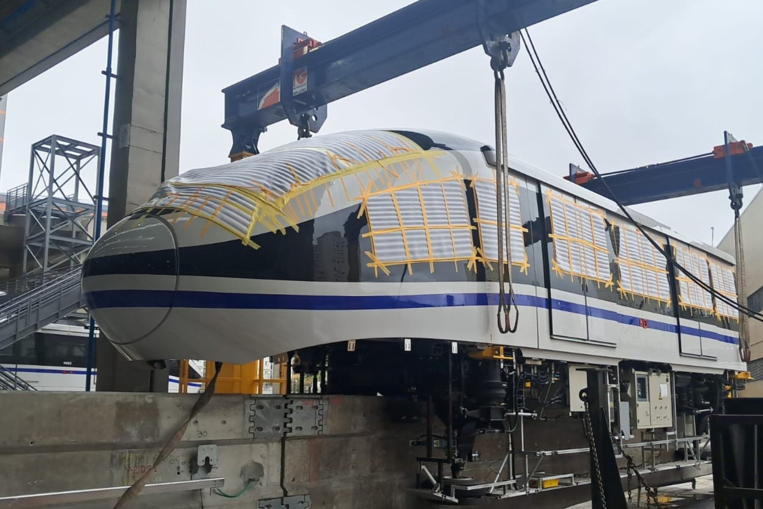 BYD completa frota de monotrilho na Linha 17-Ouro em São Paulo