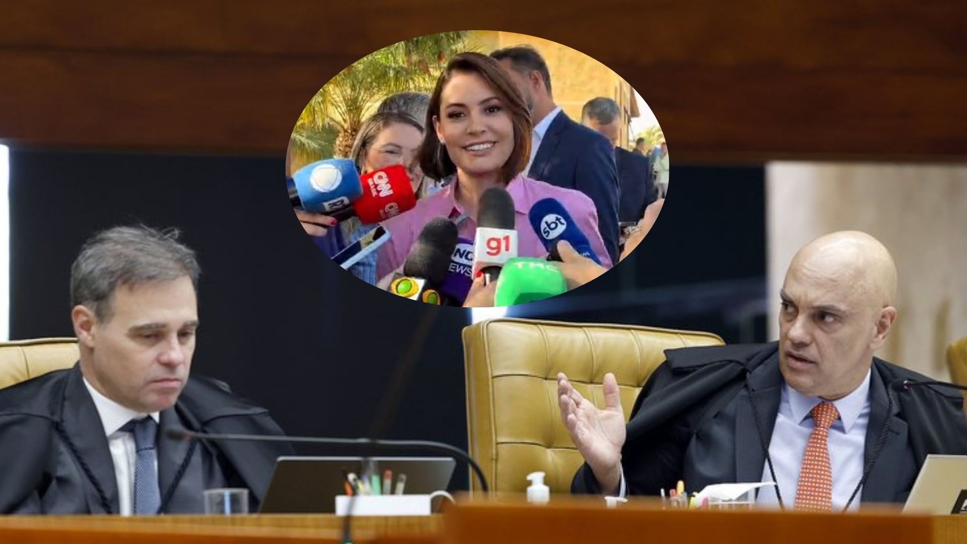 Michelle Bolsonaro apoia Mendonça em meio a conflitos no STF