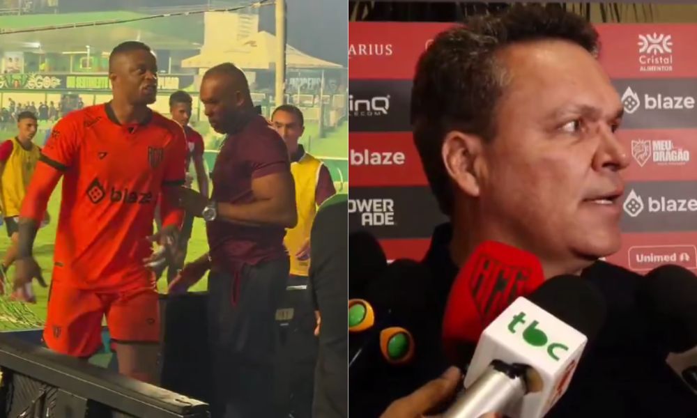 Goleiro critica presidente do clube e recebe resposta contundente