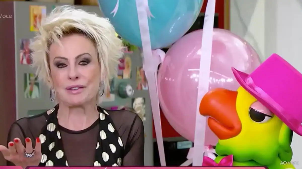 Imagem de Ana Maria Braga chora ao vivo e anuncia morte de amigo durante o Mais Você