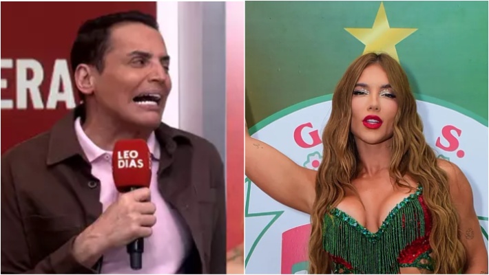 Leo Dias critica Virginia Fonseca ao vivo após desistência do Carnaval