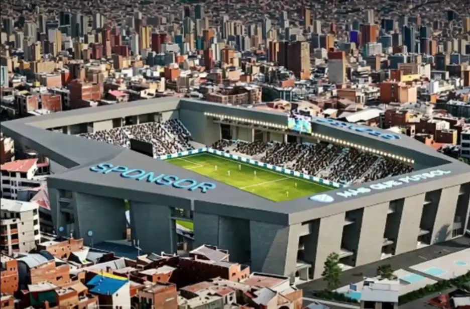 Imagem de Estádio do Bolívar, em parceria com o Grupo City, avança em La Paz
