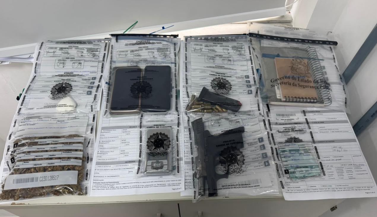 Quatro homens são detidos com drogas e arma em operação na Bahia