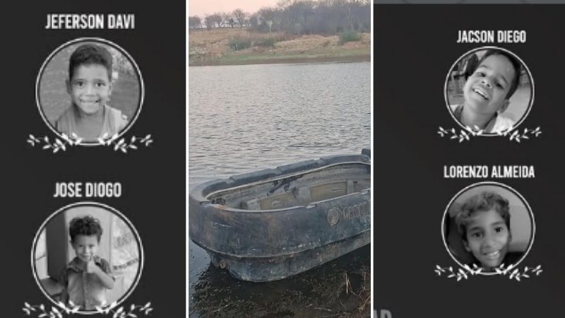 Bombeiros realizam buscas por crianças afogadas em lagoa na Bahia