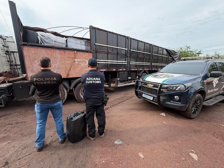 Apreensão de 17 mil litros de insumo para cocaína em MS
