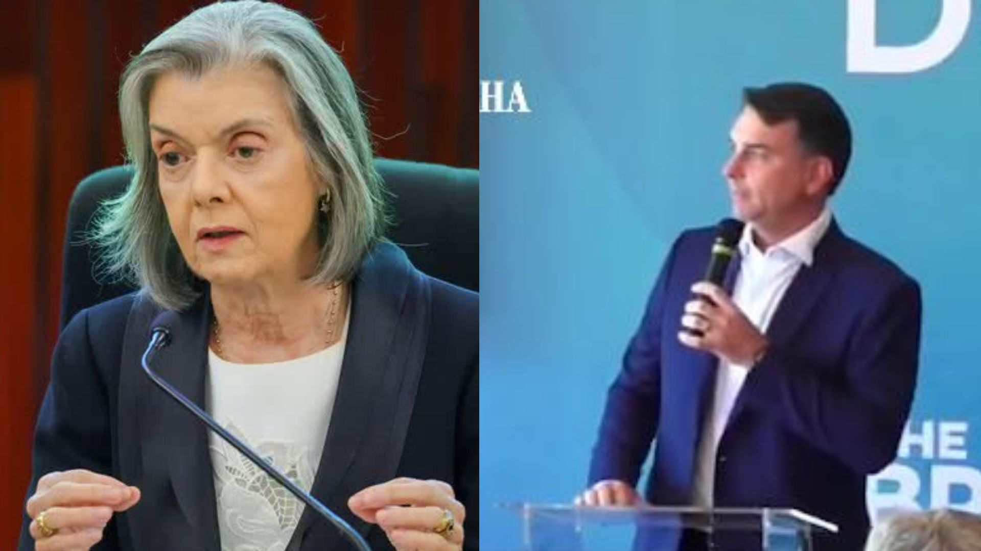 Cármen Lúcia responde críticas de Flávio Bolsonaro sobre urnas eletrônicas