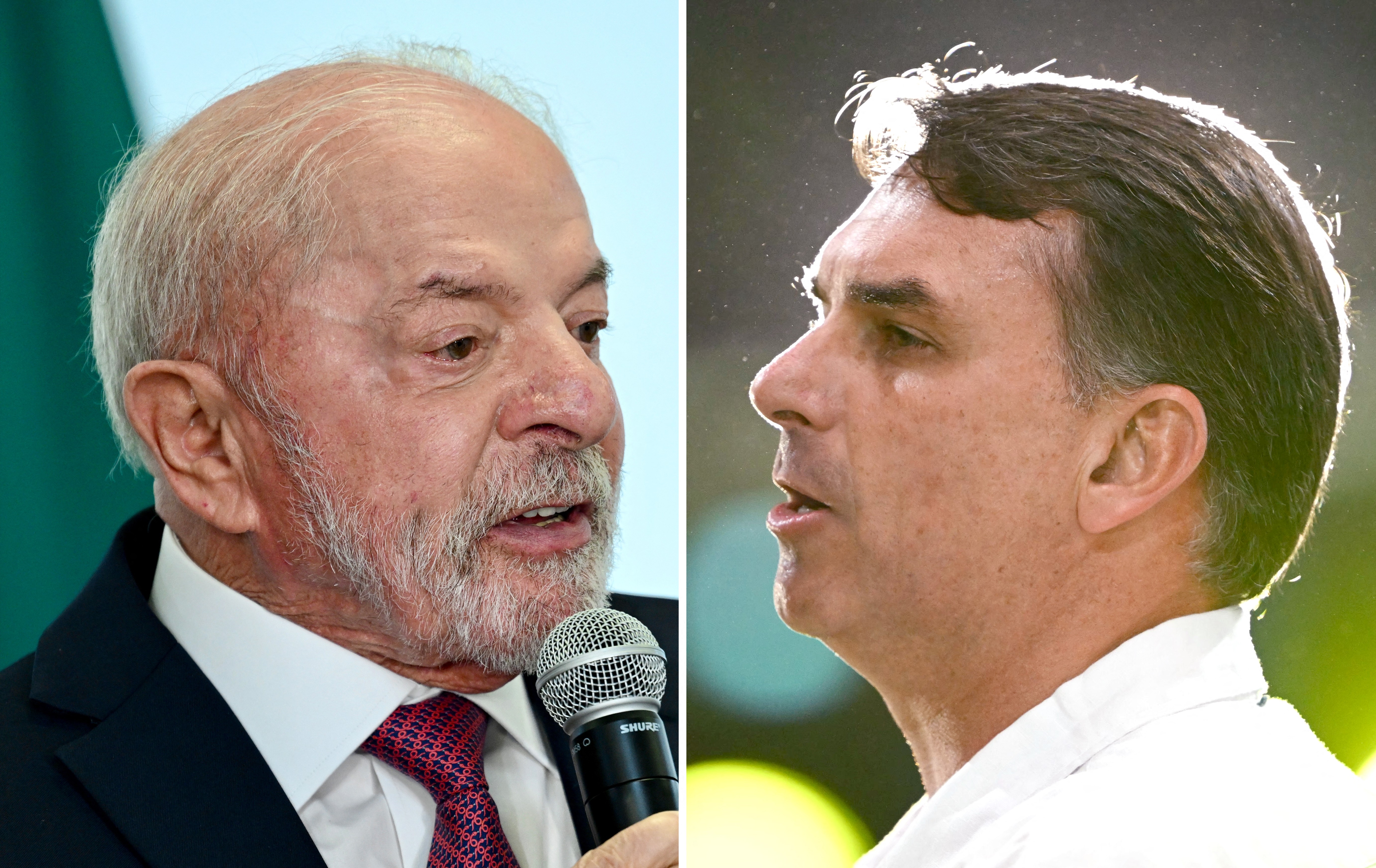 Nova pesquisa da Real Time Big Data testa disputa entre Lula e Flávio Bolsonaro