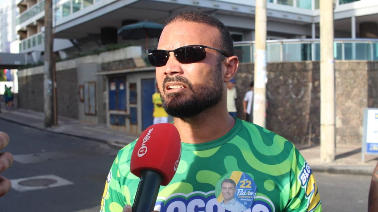 Capitão Alden aposta em Flávio Bolsonaro com mais de 30% dos votos na Bahia