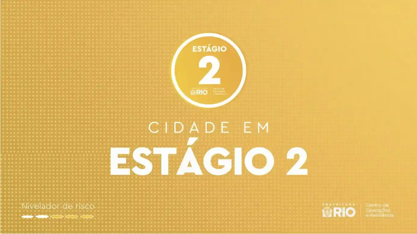 Rio de Janeiro volta ao estágio 2 de risco devido à redução dos ventos