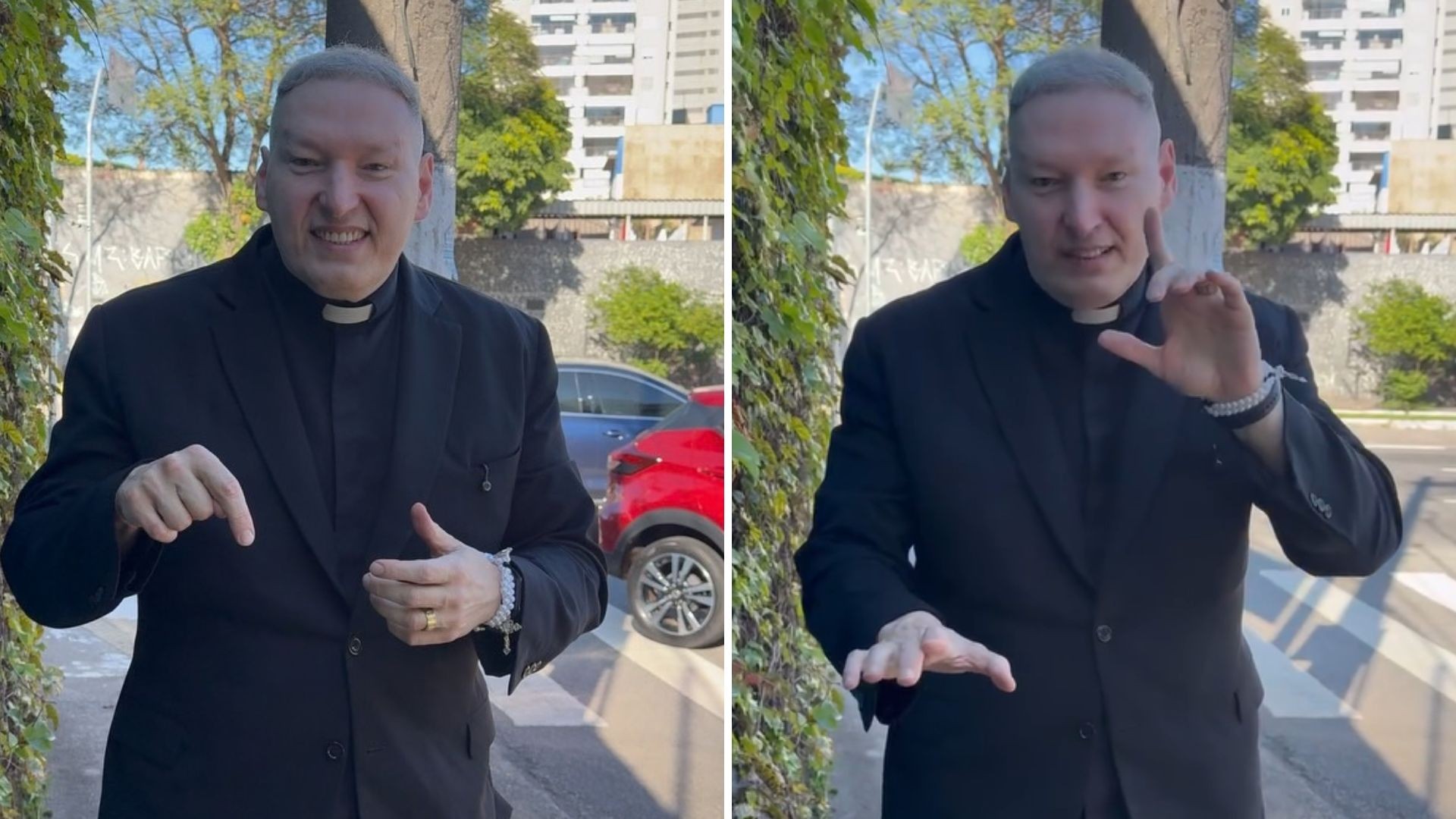 Padre Marcelo Rossi é criticado por gesto em vídeo durante eleições