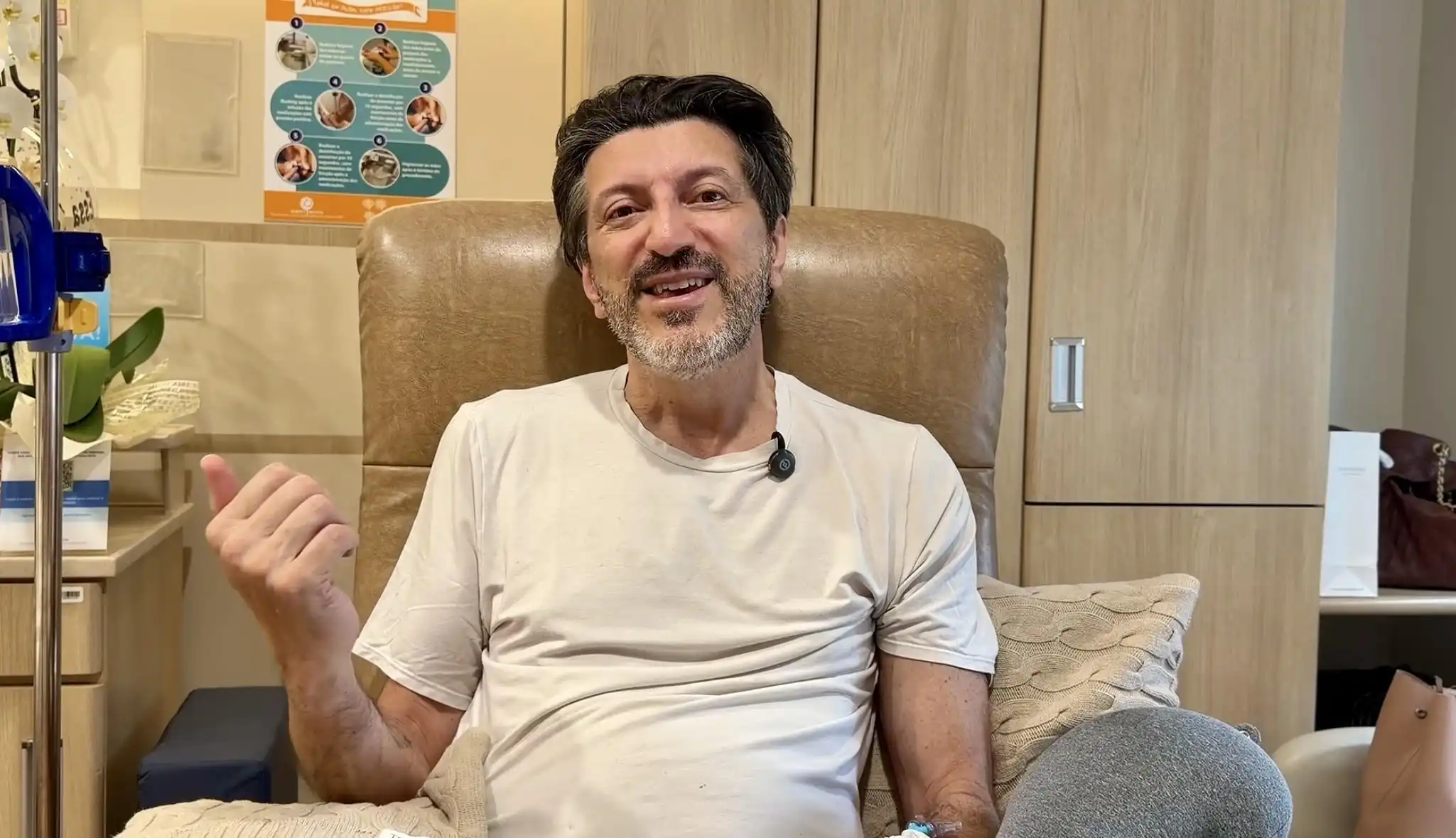 Imagem de Lito Sousa inicia cuidados paliativos em casa