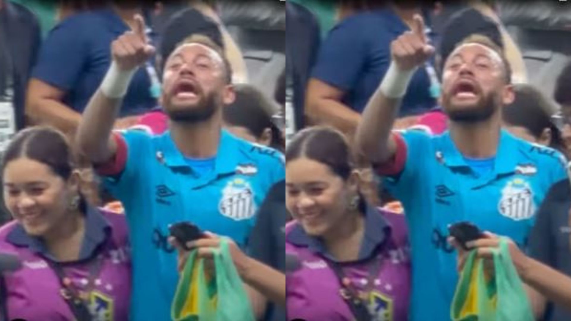 Neymar provoca torcedores após classificação do Santos na Copa do Brasil