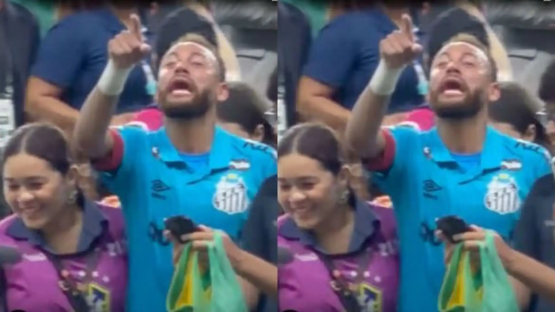 Imagem de Neymar provoca torcedores após classificação do Santos na Copa do Brasil