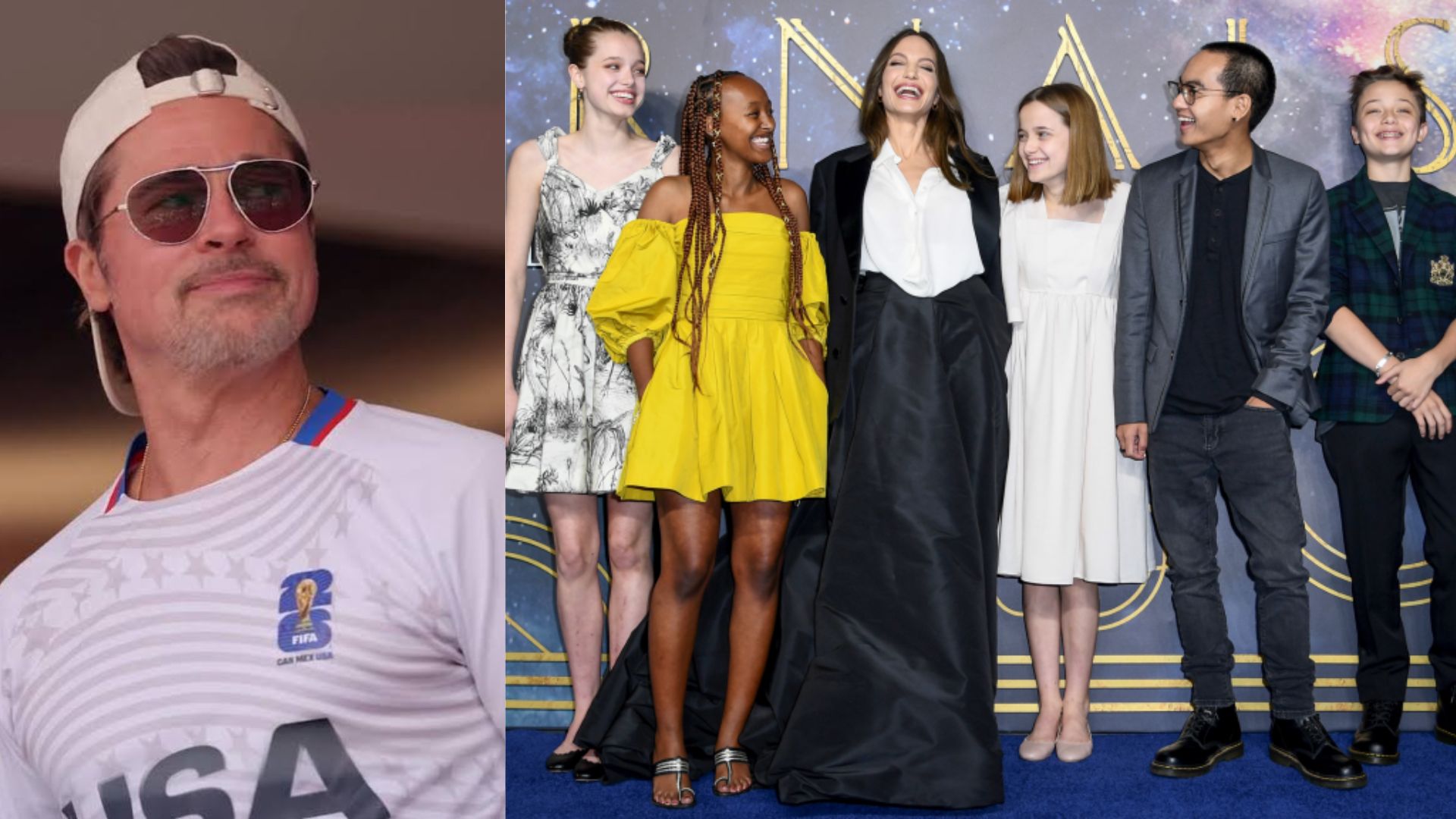 Filhos de Angelina Jolie abandonam sobrenome de Brad Pitt
