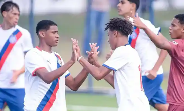 Bahia goleia Leônico por 8 a 0 em jogo do Campeonato Baiano Sub-15