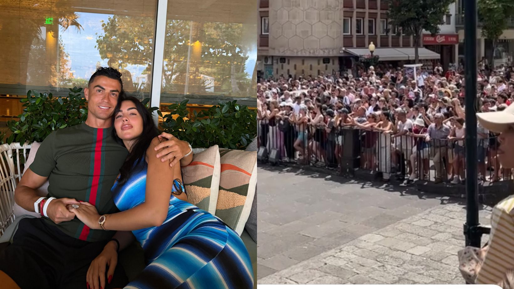 Cristiano Ronaldo desmente boato de casamento e provoca aglomeração em Portugal