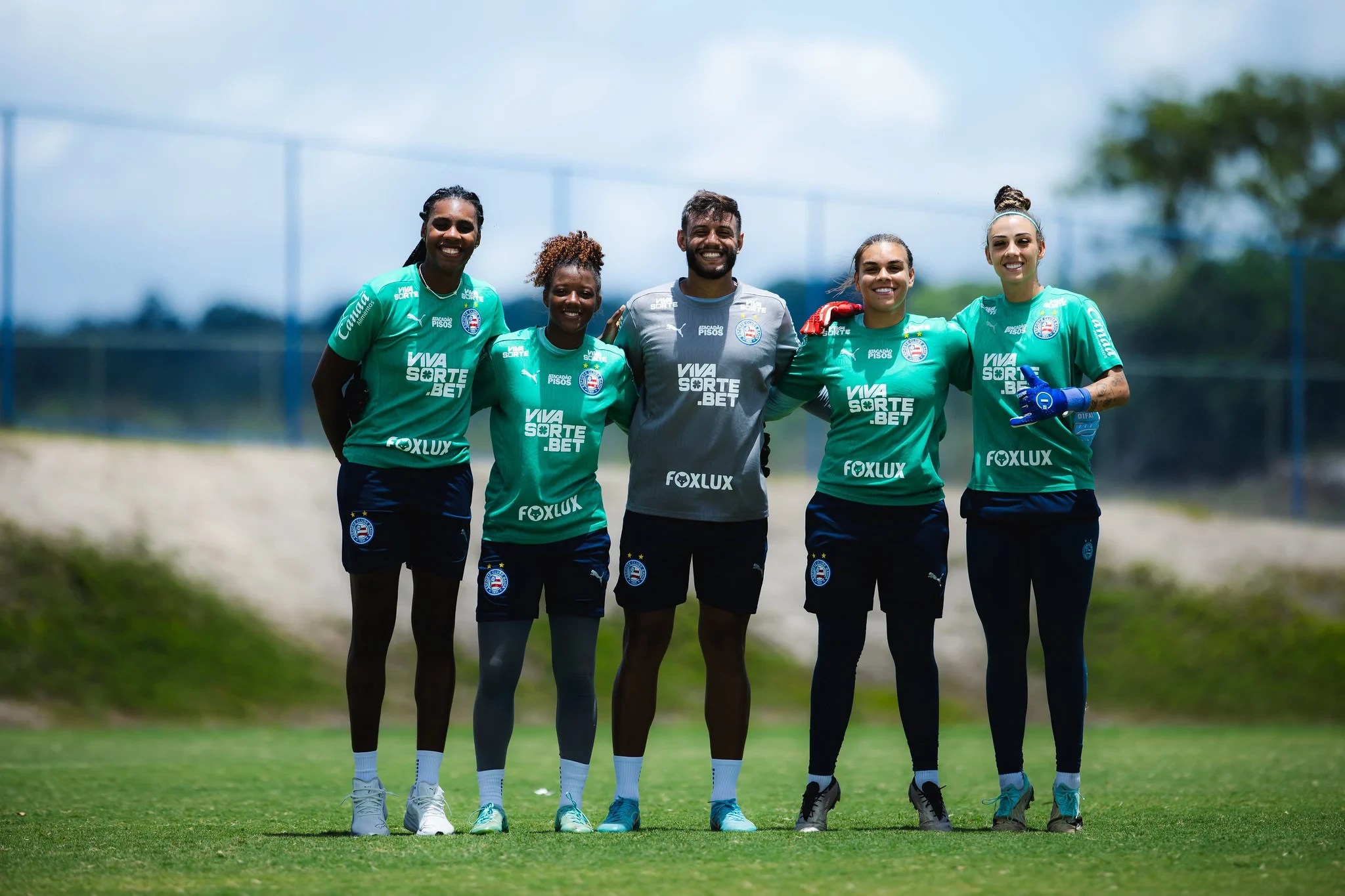 Preparação das goleiras do Bahia no Brasileirão Feminino