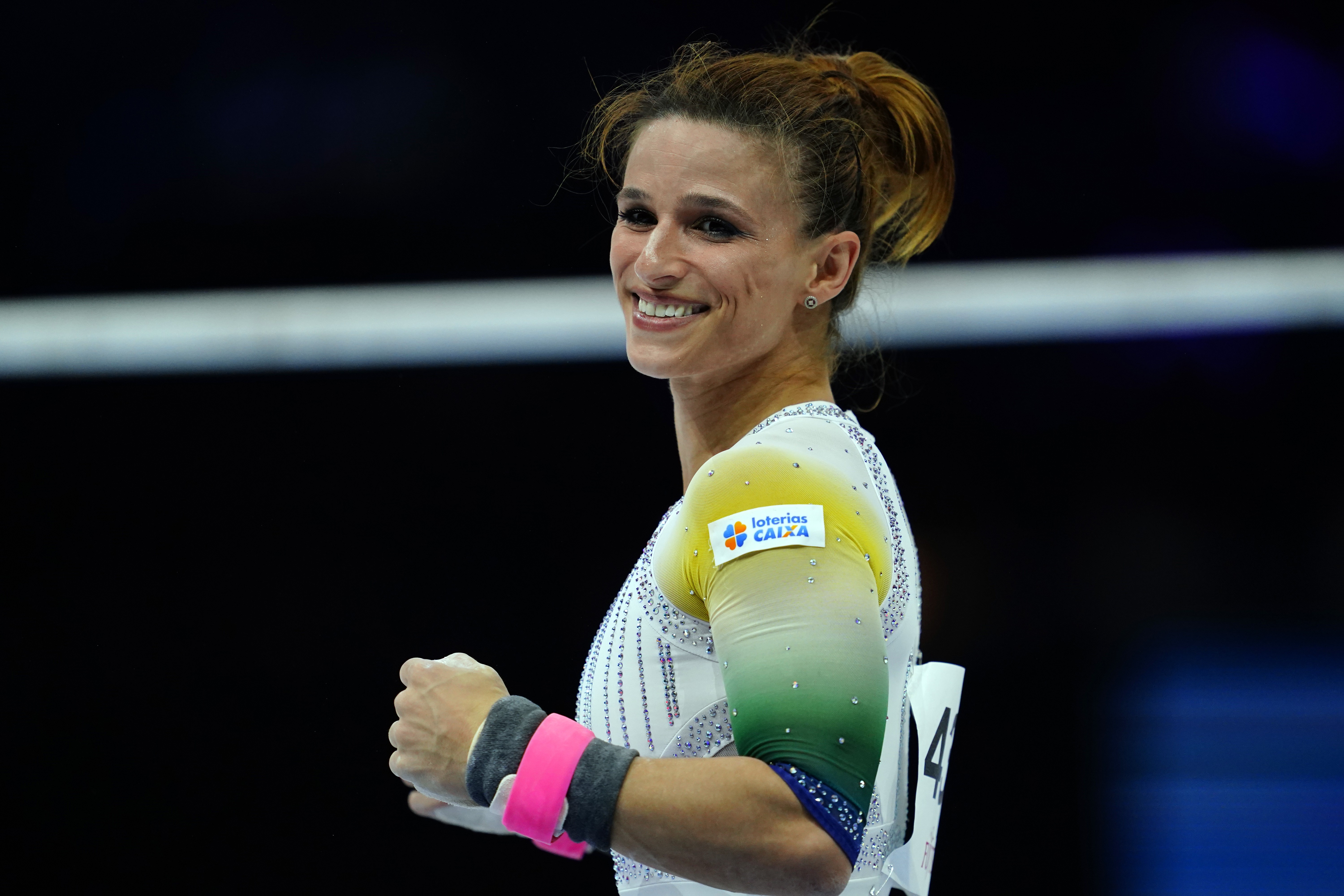 Jade Barbosa fala sobre retorno à ginástica após a maternidade