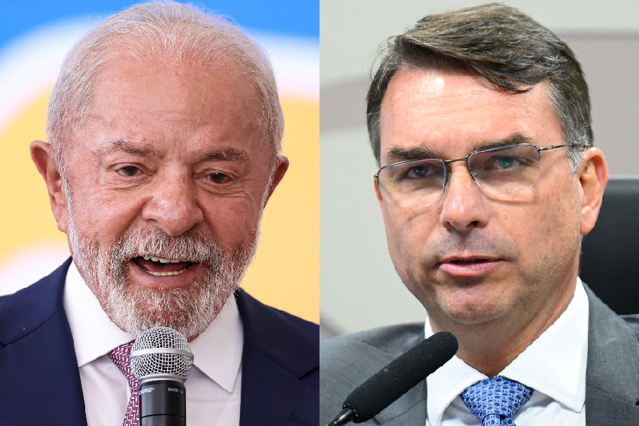 Pesquisa AtlasIntel mostra Lula à frente de Flávio Bolsonaro na corrida presidencial