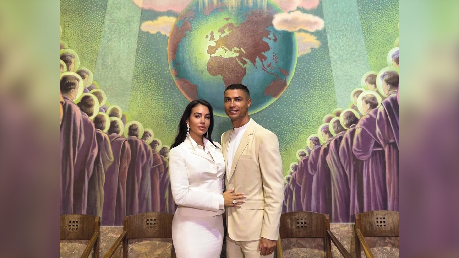 Cristiano Ronaldo e Georgina Rodríguez se casam após uma década juntos
