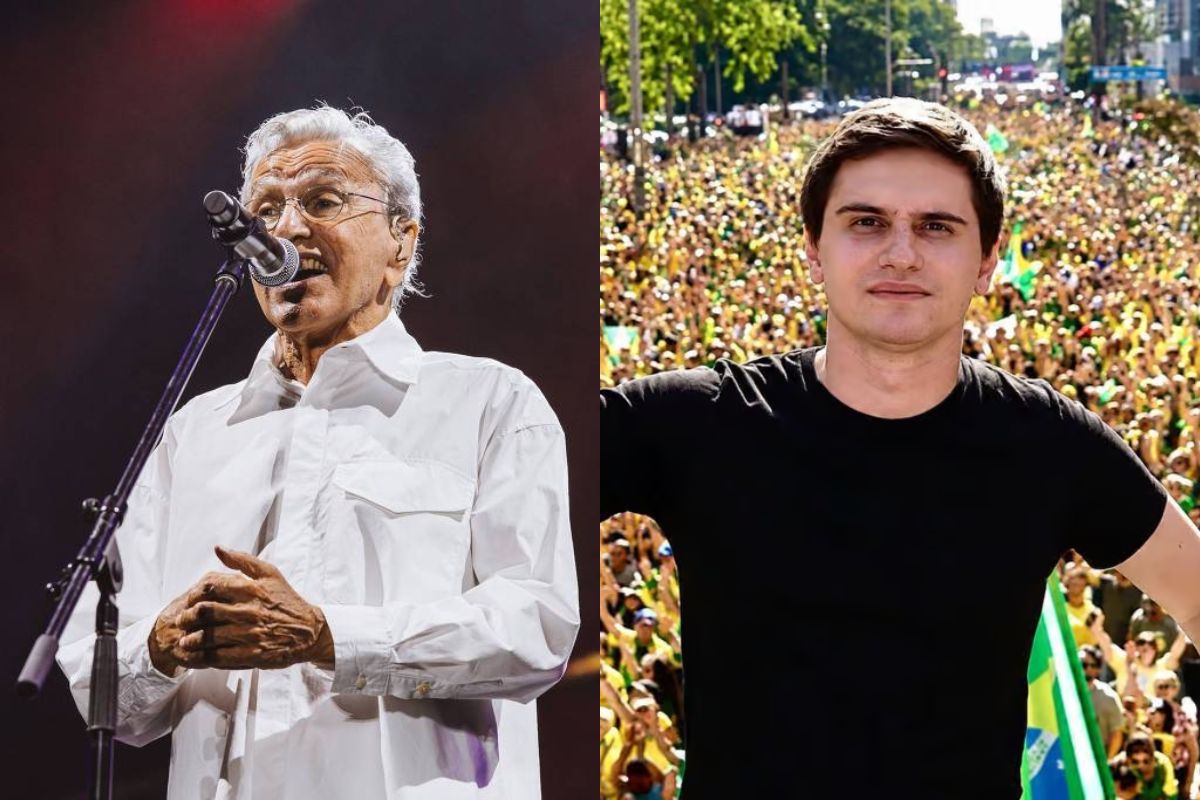 Caetano Veloso processa Lucas Pavanato e pede R$ 50 mil