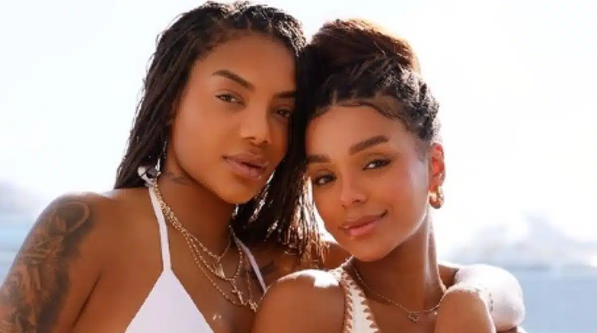 Ludmilla exibe momentos de descontração com Brunna em mansão de luxo