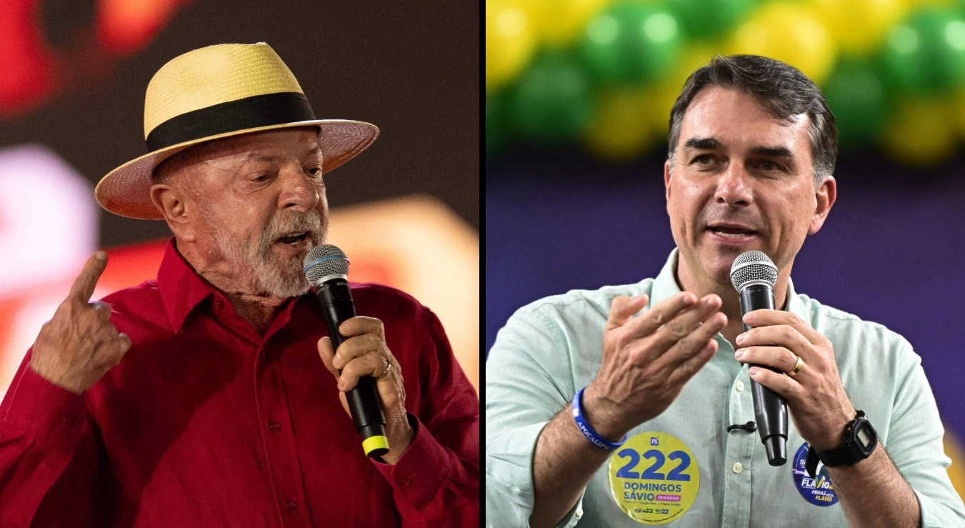 Lula e Flávio Bolsonaro competem por audiência na internet após cancelamento de debate