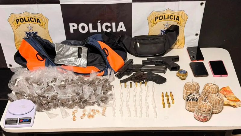 Dois homens armados são mortos em confronto com a PM em Cruz das Almas