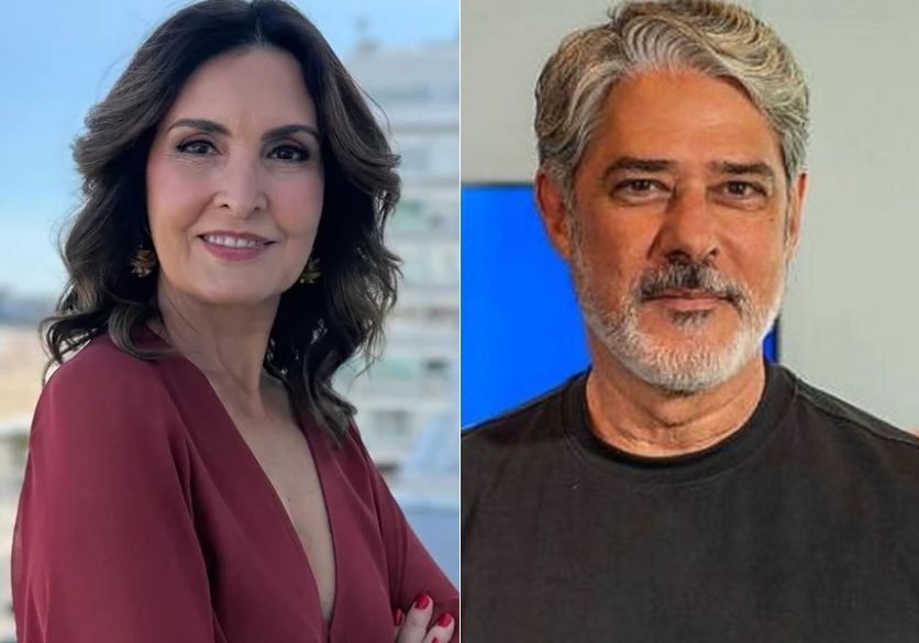 William Bonner é o primeiro convidado do programa de Fátima Bernardes
