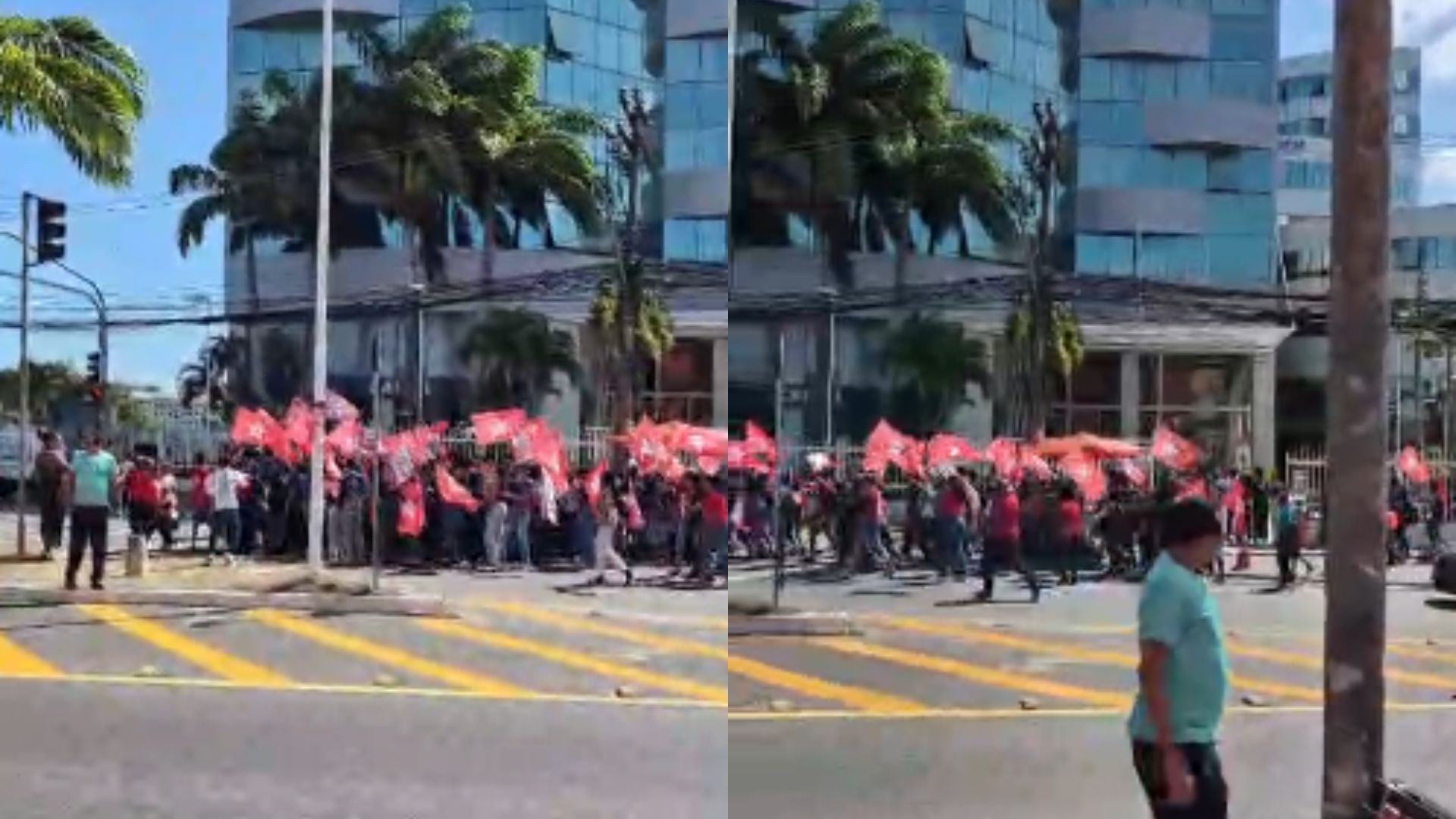 Estudantes de Salvador fazem passeata em apoio a Lula