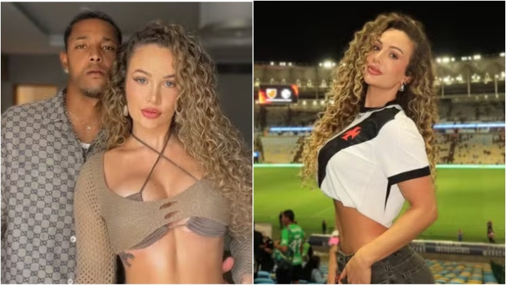 Atacante David Corrêa, alvo de operação policial, namora influenciadora Bethânia Nohatto