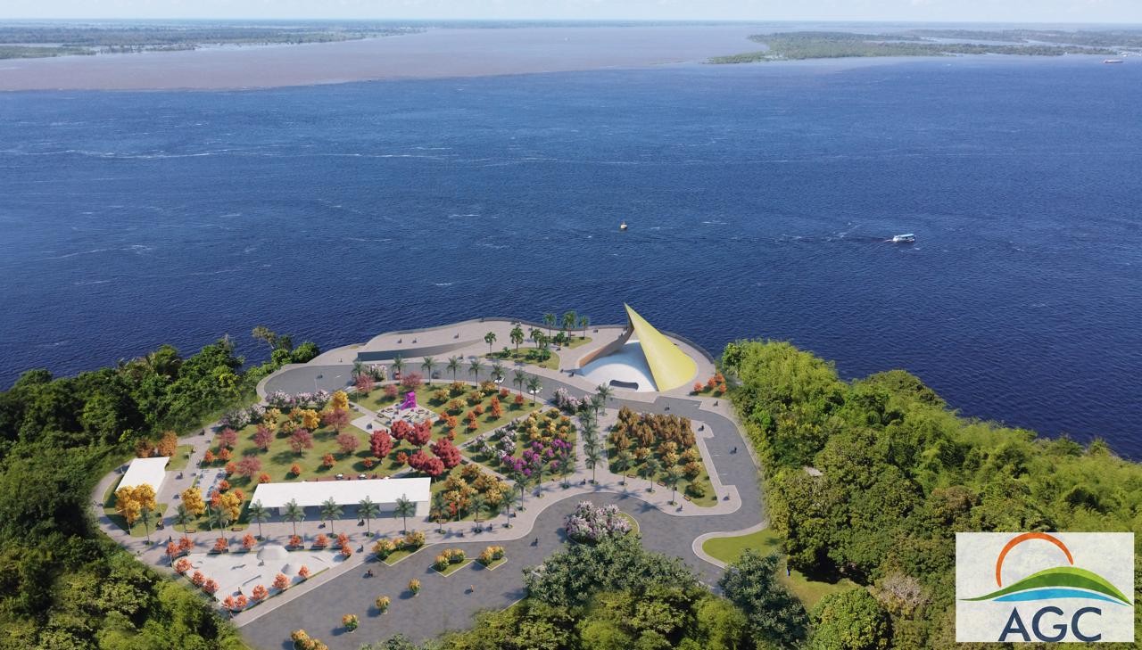 Oca de Niemeyer se torna marco no Parque Encontro das Águas em Manaus