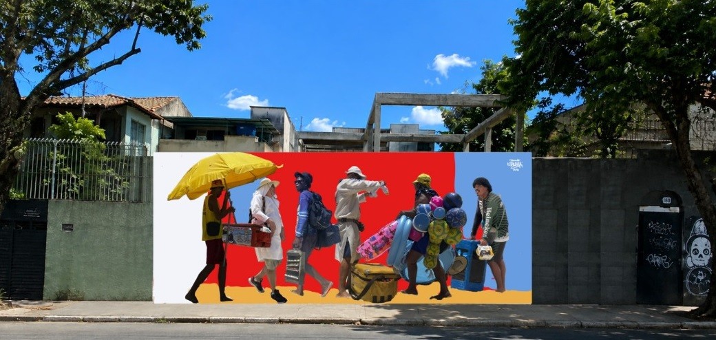 Artista brasileiro pintará mural sobre trabalho informal no México